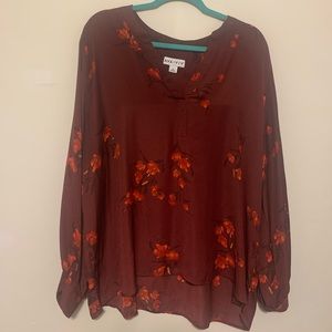 Floral Business Casual Top